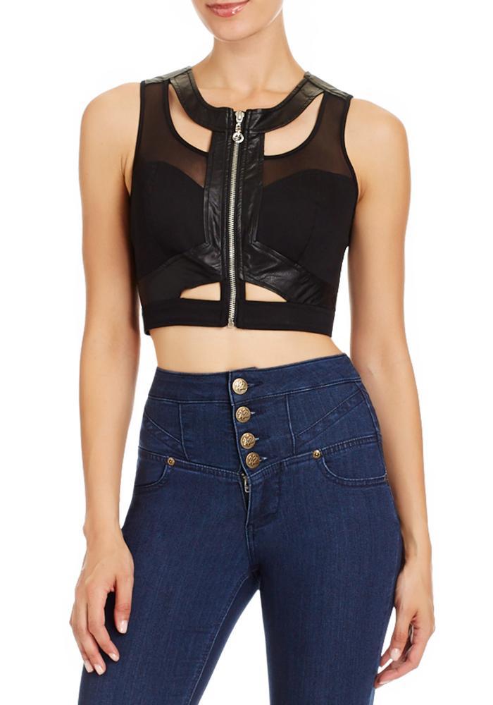 2b Gina Cutout Crop Top