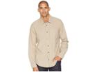 Prana Woodman Long Sleeve Shirt (dark Khaki) Men's Long Sleeve Button Up