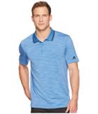 Adidas Golf Ultimate Heather Polo (trace Royal Heather/collegiate Navy) Men's Clothing