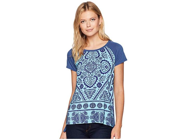 Roper 1767 Slub Jersey (blue) Women's Clothing