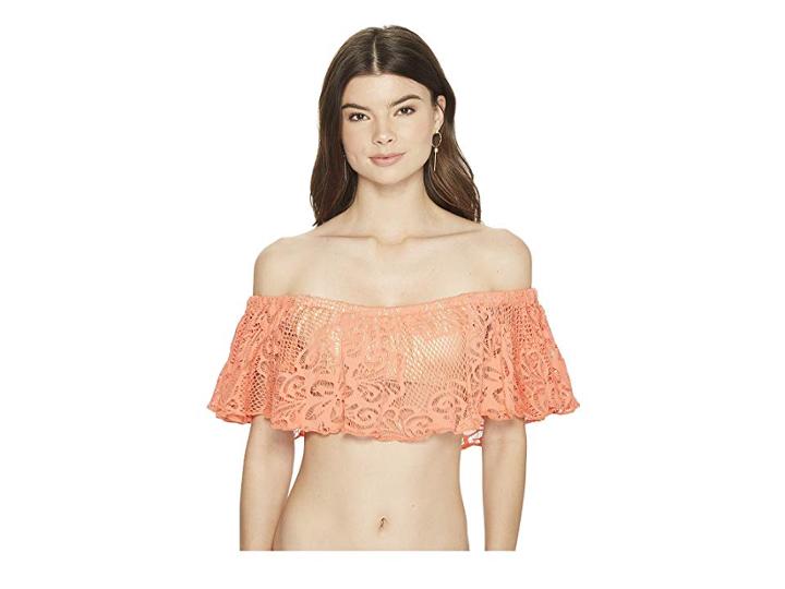 Luli Fama Guaguanco Rosario Bikini Top (mamey) Women's Swimwear