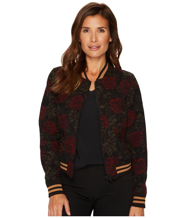 Sanctuary Rose Seduction Bomber Jacket (rose Jacquard) Women's Coat