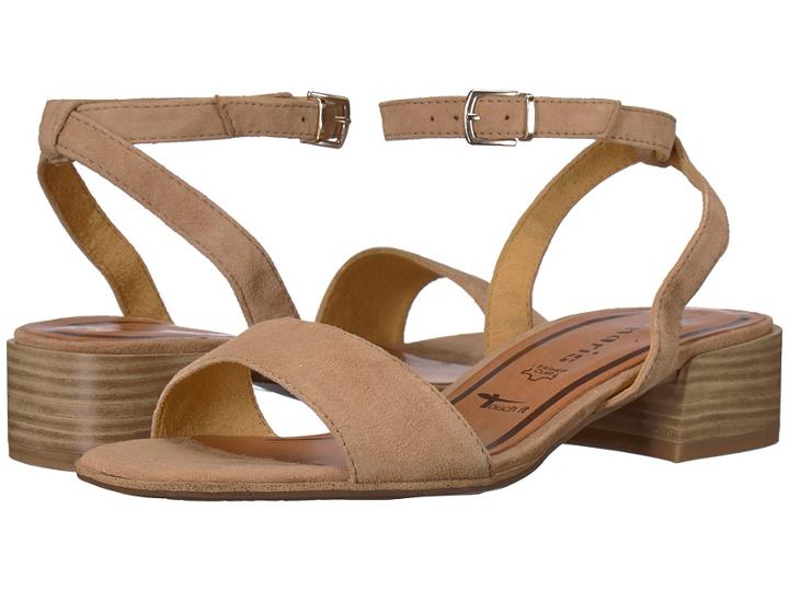 Tamaris Hanni 1-1-28202-20 (antelope) Women's Dress Sandals