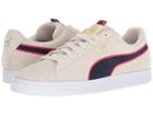 Puma Suede Classic Sport Stripes (vaporous Gray/ribbon Red/peacoat) Men's Shoes