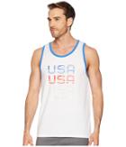 Under Armour Usa Tank Top (white/mediterranean/elemental) Men's Sleeveless