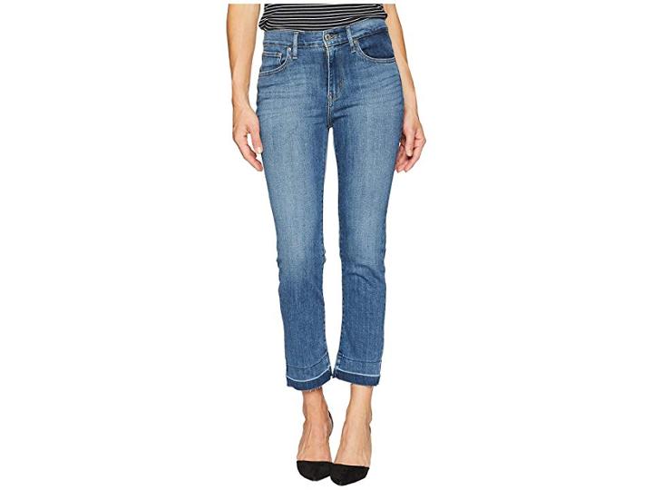 Levi's(r) Womens 724 High-rise Straight Crop (static Blue) Women's Jeans