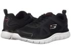 Skechers Track Scloric (black/red) Men's Shoes