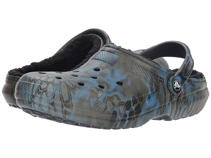 Crocs Classic Kryptek Neptune Lined Clog (navy) Clog Shoes