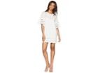 Adelyn Rae Rowan Scalloped Shift Dress (white) Women's Dress