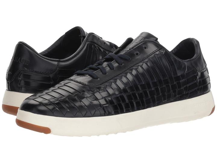Cole Haan Grandpro Tennis Huarache (navy Woven Burnish) Men's Shoes