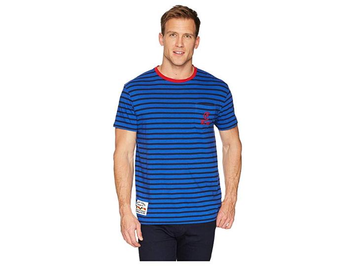 Polo Ralph Lauren Cp-93 Yarn-dyed Jersey Short Sleeve T-shirt (cruise Royal/cruise Navy) Men's T Shirt