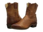 Frye Billy Short (cognac Washed Antique Pull Up) Women's Pull-on Boots