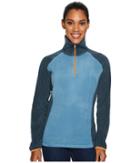 Columbia Glacialtm Fleece Iii 1/2 Zip (cloudburst/night Shadow/canyon Gold) Women's Coat