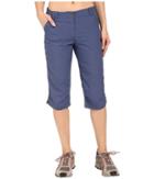 Jack Wolfskin Kalahari 3/4 Pants (blue Indigo) Women's Casual Pants