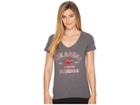 Champion College Arkansas Razorbacks University V-neck Tee (granite) Women's T Shirt