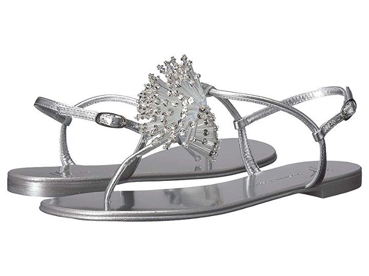 Giuseppe Zanotti I800018 (met Silver) Women's Shoes
