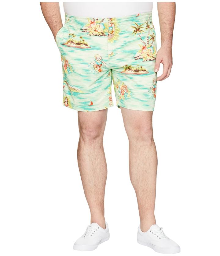 Polo Ralph Lauren Big Tall Classic Fit Prepster Shorts (prepster Hawaiian) Men's Shorts