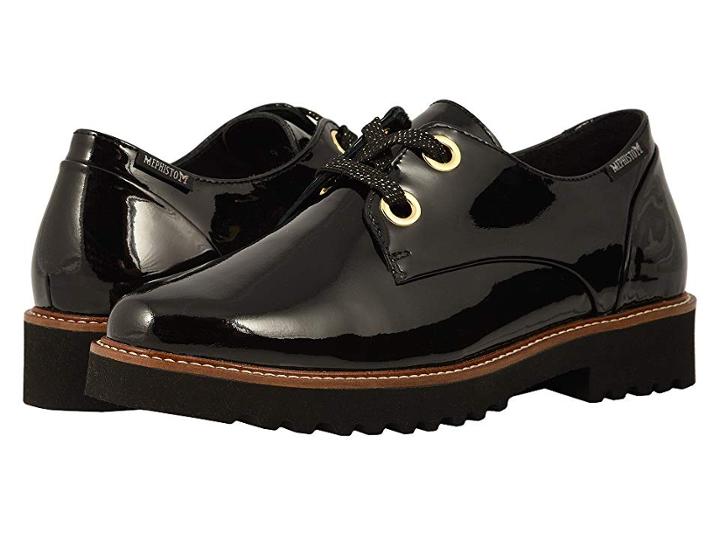 Mephisto Sancha (black Patent) Women's Shoes