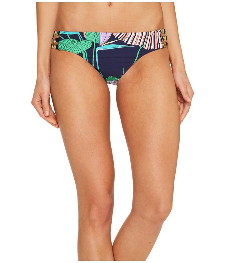 Trina Turk Midnight Paradise Chain Side Hipster (multi) Women's Swimwear