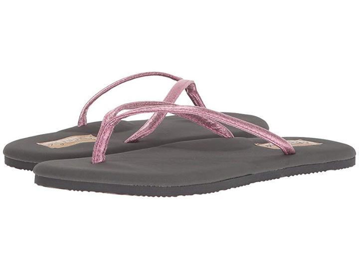 Flojos Scarlett (pink/charcoal) Women's Sandals