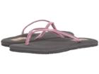 Flojos Scarlett (pink/charcoal) Women's Sandals