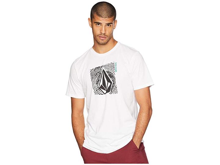 Volcom Stonar Waves Short Sleeve Tee (white) Men's T Shirt