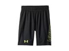 Under Armour Kids Kick Off Solid Shorts (little Kids/big Kids) (black) Boy's Shorts