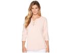 Jag Jeans Debbie Lace-up Shirt (conch Shell) Women's Clothing