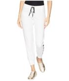 Juicy Couture Zuma Pant W/ Varsity Logo (white) Women's Casual Pants