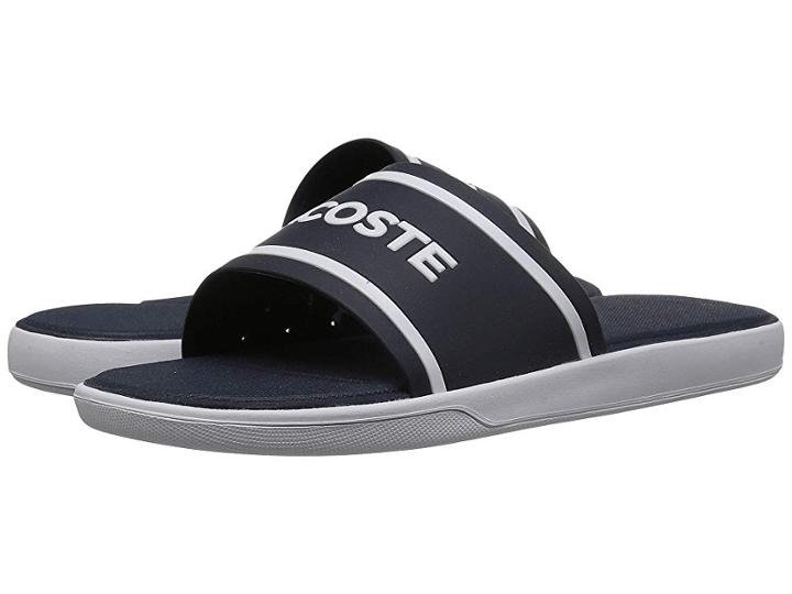 Lacoste L.30 Slide 118 1 (navy/white) Women's Shoes