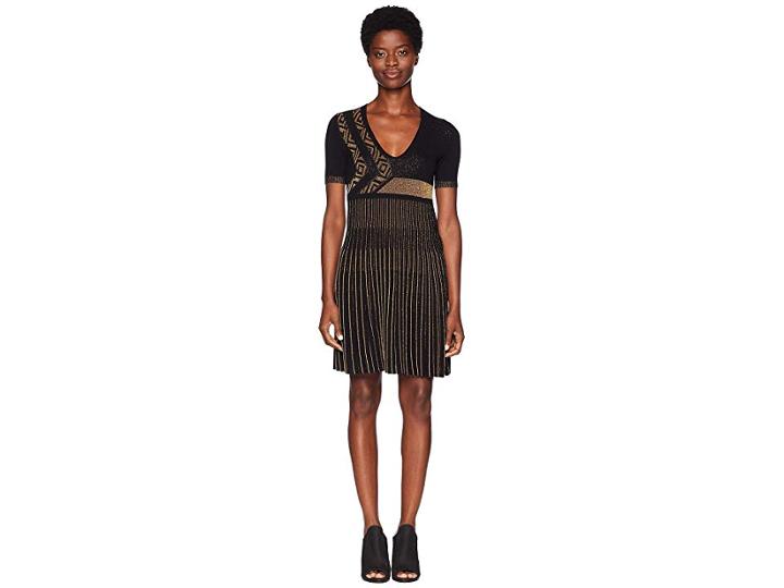 Versace Collection Abito Maglia Donna (nero/oro) Women's Clothing