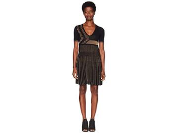 Versace Collection Abito Maglia Donna (nero/oro) Women's Clothing