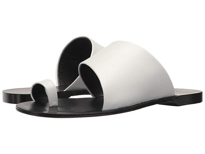 Diane Von Furstenberg Brittany (white Soft Leather) Women's Shoes