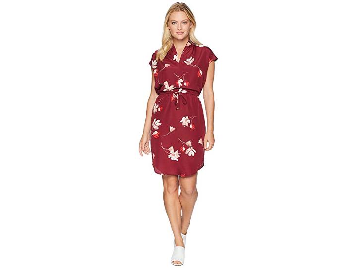 Lauren Ralph Lauren Petite Floral Drawstring Dress (multi) Women's Dress
