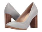 Clarks Grace Eva (grey Blue Leather) Women's Shoes