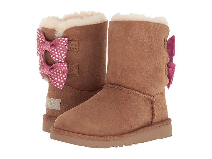 Ugg Kids Meilani Dots (little Kid/big Kid) (chestnut) Girl's Shoes