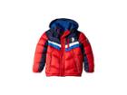U.s. Polo Assn. Kids Bubble Jacket (little Kids) (navy/red) Boy's Coat