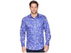Robert Graham Villa Clara Long Sleeve Woven Shirt (cobalt) Men's Clothing