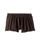 Chaser Kids Jersey Shirred Flounce Shorts (toddler/little Kids) (vintage Black) Girl's Shorts