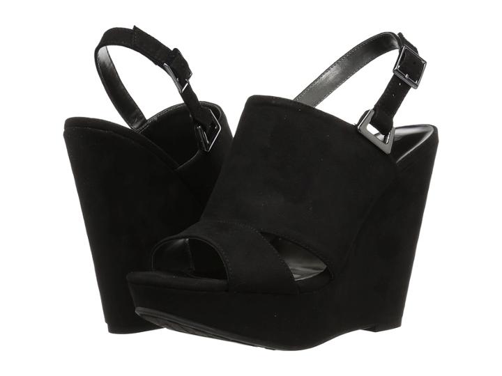 Carlos By Carlos Santana Becca (black 2) Women's Wedge Shoes