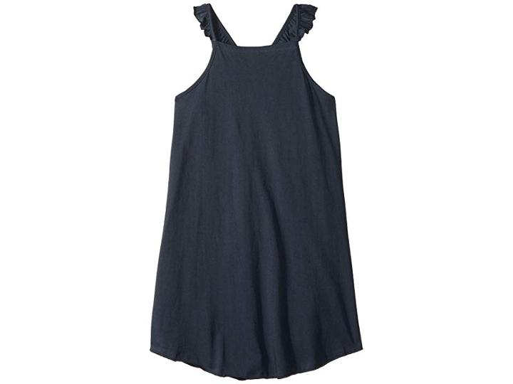 Chaser Kids Super Soft Ruffle V-back Cami Shirttail Dress (little Kids/big Kids) (shark) Girl's Dress