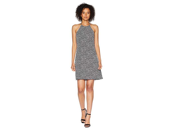 Michael Michael Kors Thora Matte Jersey Halter Dress (black) Women's Dress