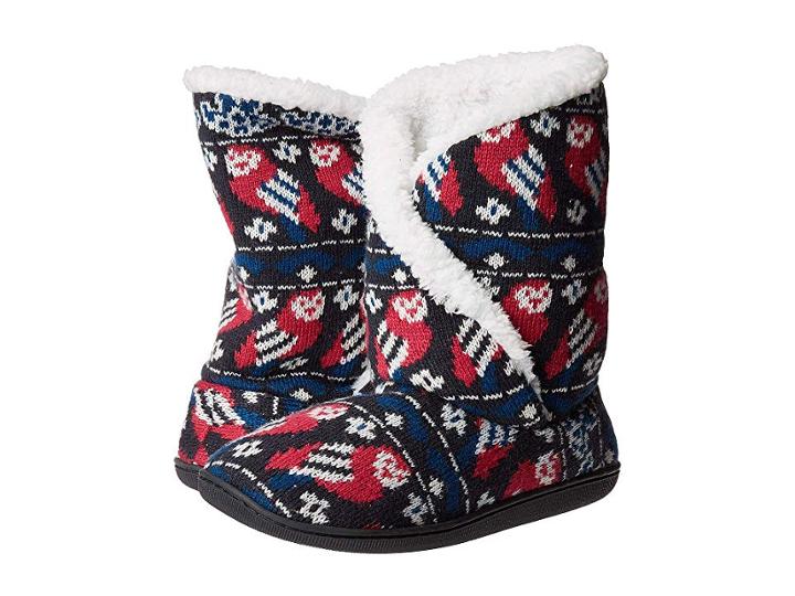 Vera Bradley Cozy Booties (night Owls) Women's Boots