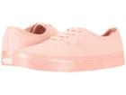 Vans Authentictm ((metallic Glitter) Silver Pink) Skate Shoes