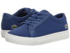 Lacoste Kids L.12.12 217 1 (little Kid) (blue) Kid's Shoes