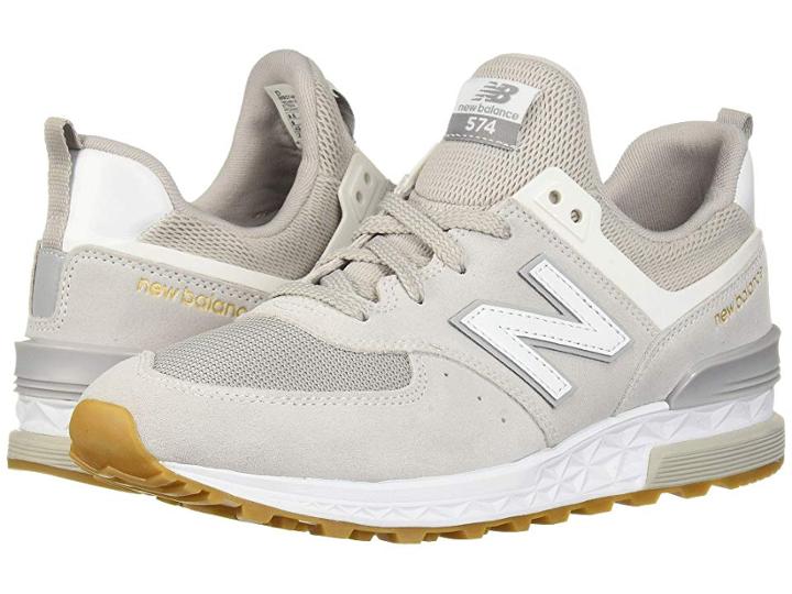 New Balance Classics Ms574v1 (rain Cloud/white) Men's Shoes