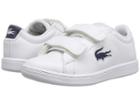 Lacoste Kids Carnaby Evo Hl (toddler/little Kid) (white/navy 2) Kids Shoes