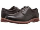 Rockport Total Motion Fusion Plain Toe (dark Bitter Chocolate 2) Men's Plain Toe Shoes