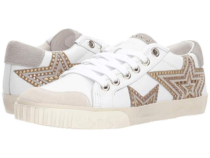 Ash Magic (white/pearl Nappa Calf/pony) Women's Lace Up Casual Shoes