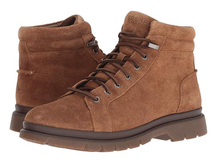 Sperry Watertown Ltt Boot (brown Suede) Men's Boots